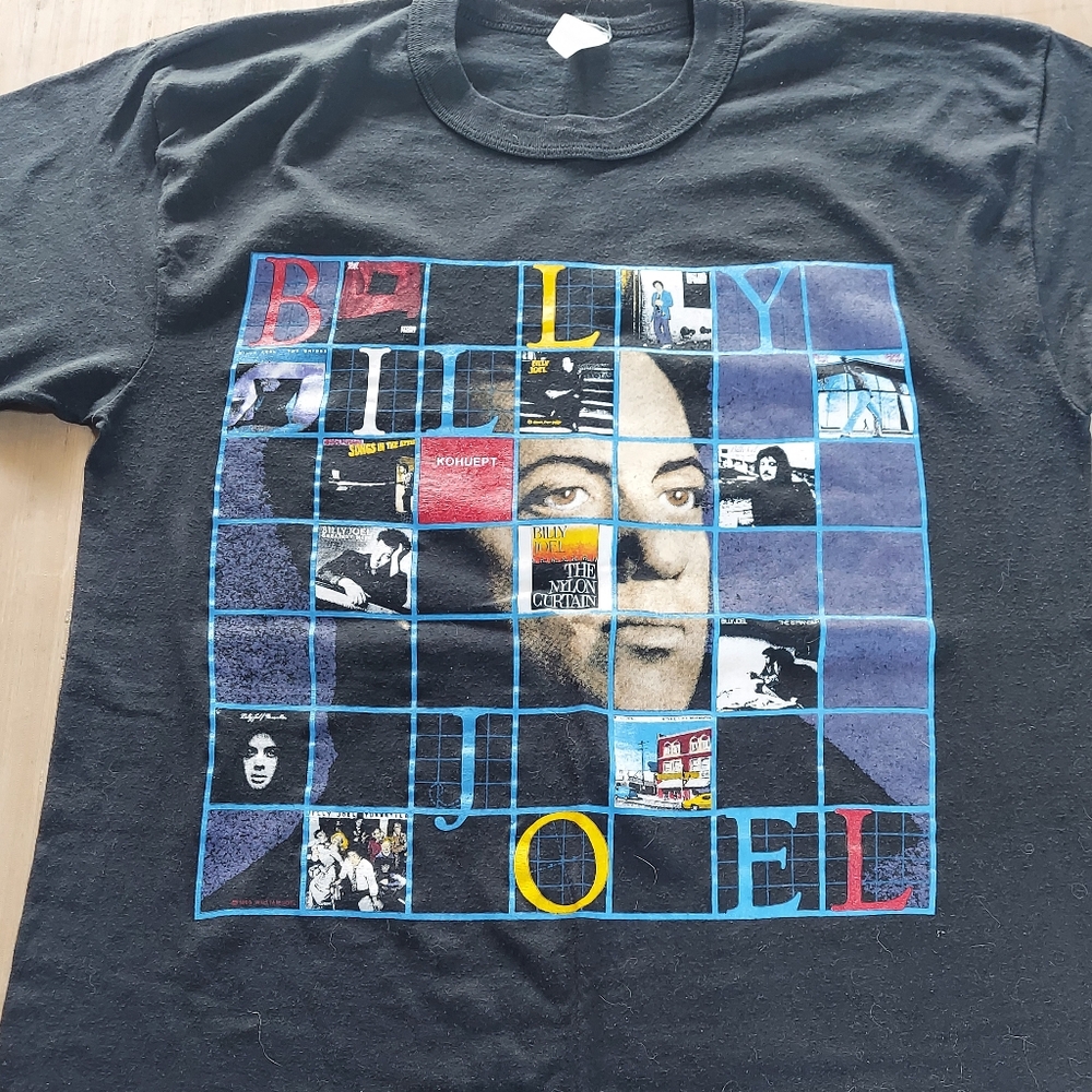 Black and Blue Short Sleeve Graphic Tee